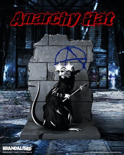 Mighty Jaxx - ANARCHY RAT BY BRANDALISED BANKSY – Toy-wave Japan